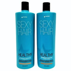 SEXYHAIR HEALTHY STRENGTHENING Shampoo/Conditioner 2 x 33.8oz BACKBAR Liter DUO